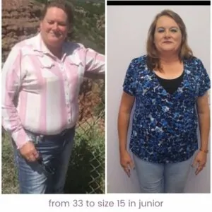 Before and after Vevazz Laser Lipo at Petra's Weight Loss Clinic in Oklahoma City